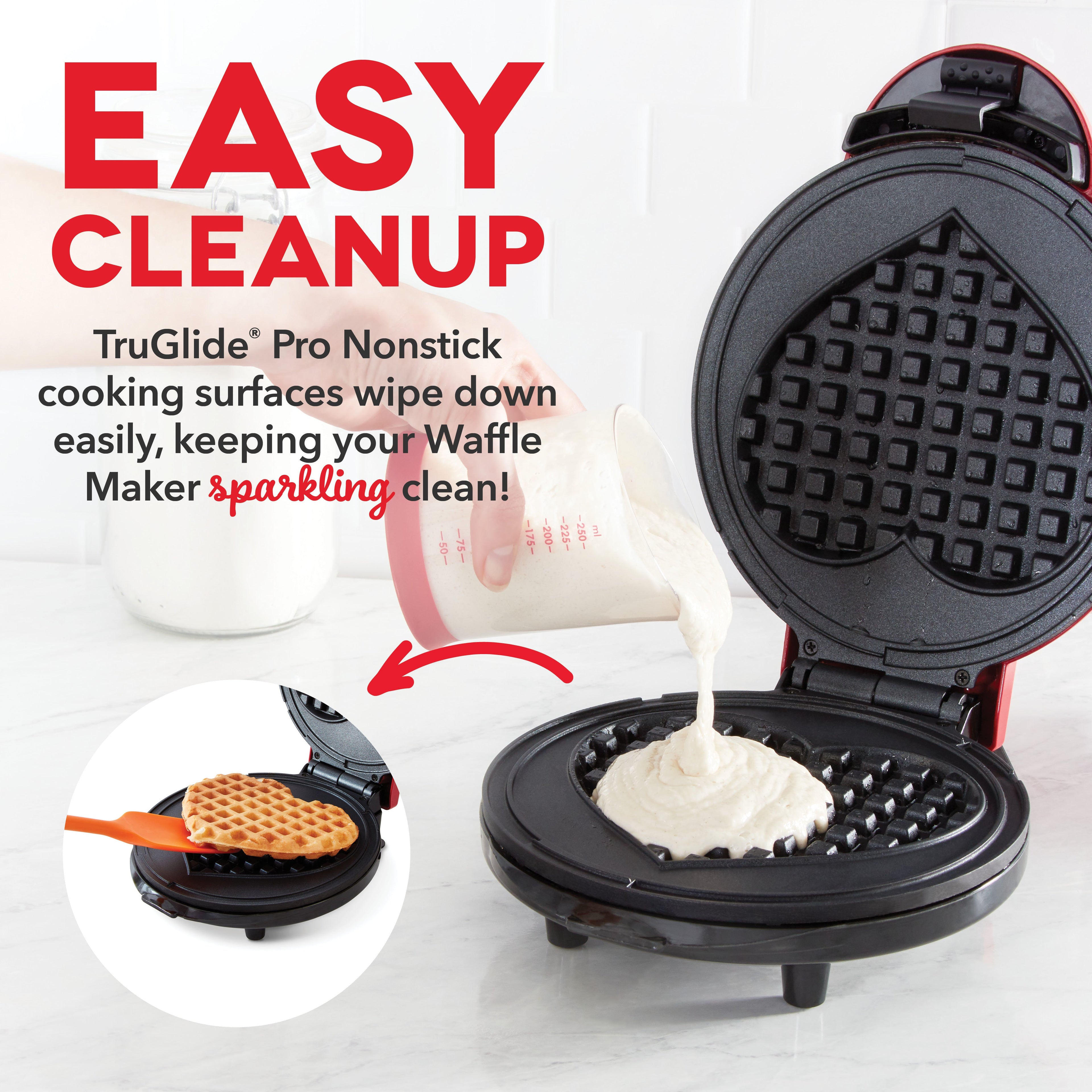 Express Heart Waffle Maker