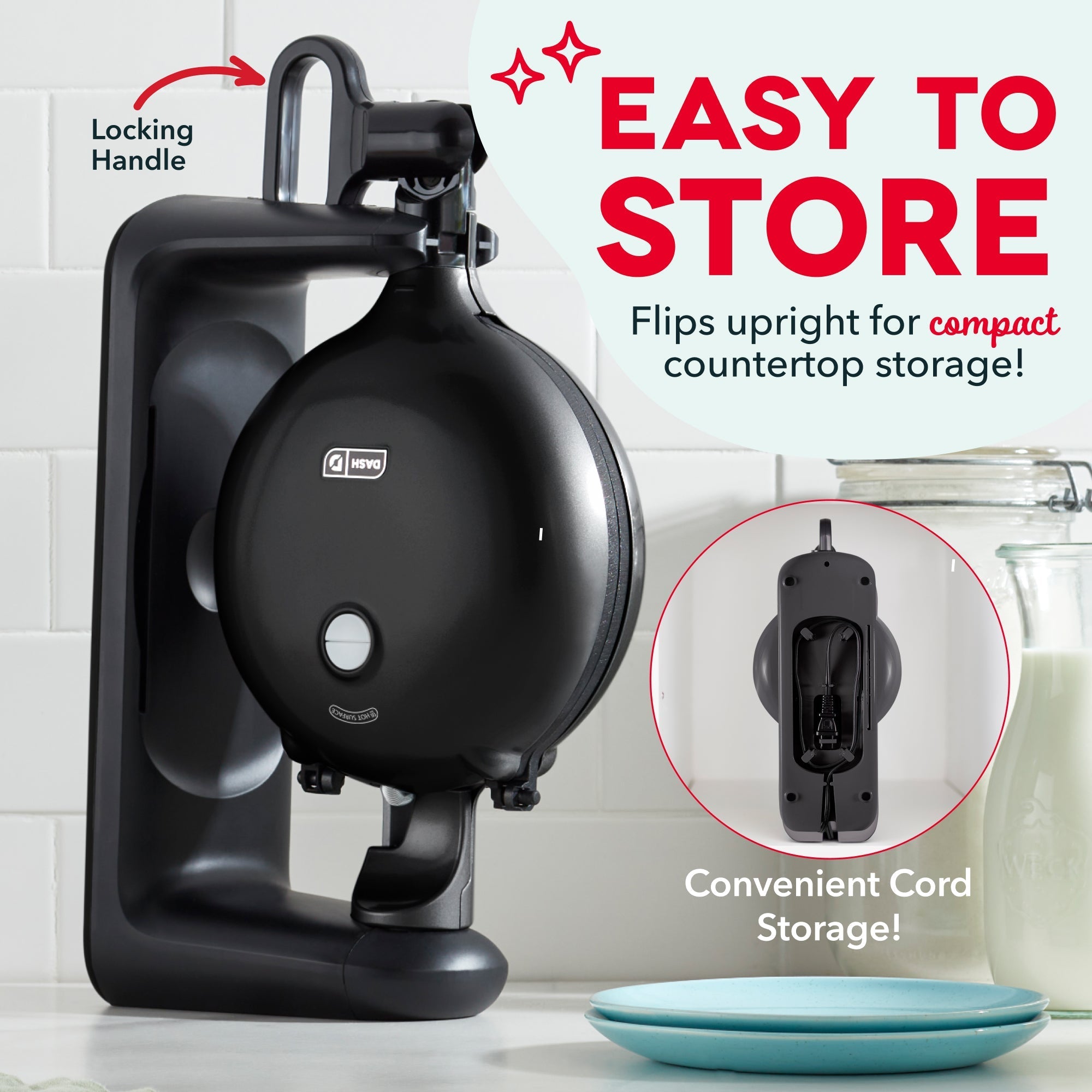 Flip Belgian Waffle Maker