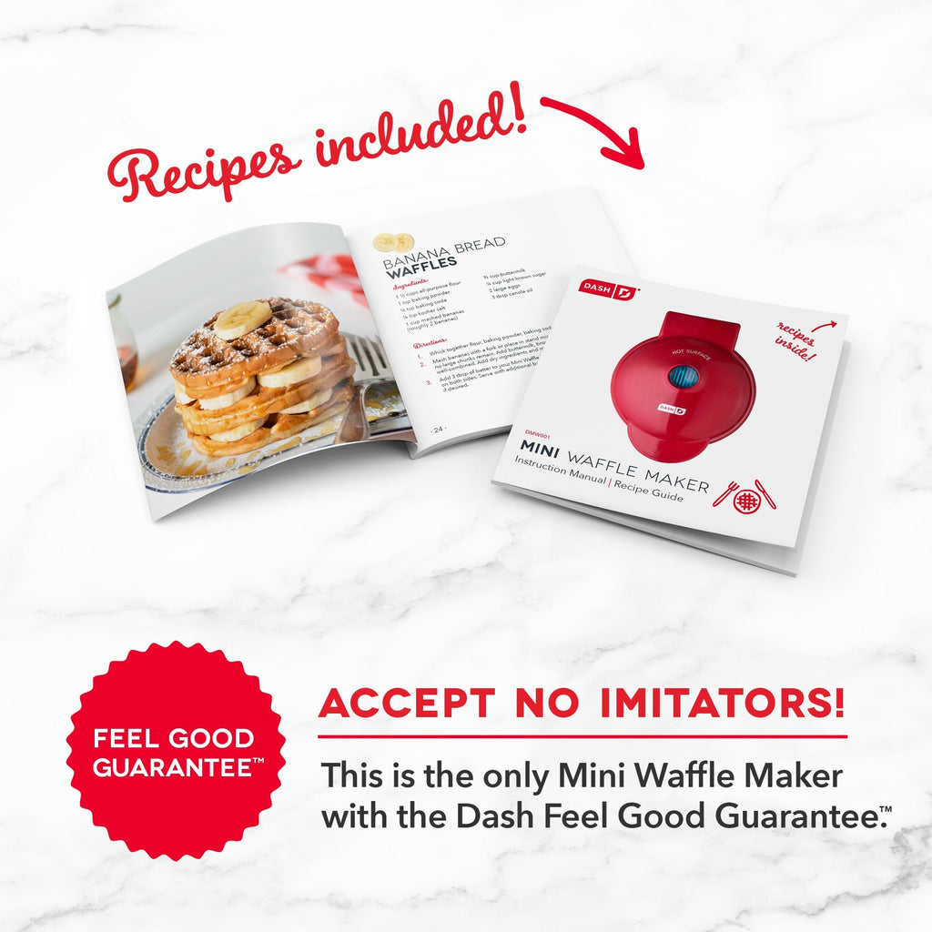 Mini Waffle Maker 2-Packs